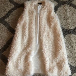 Long Faux Fur Vest